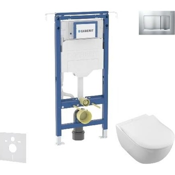 Geberit Duofix Villeroy Boch s tlačidlom Sigma30 SANI11CK2101