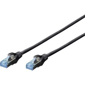 ASSMANN RJ45 пач кабел, мрежов LAN кабел CAT 5e SF/UTP (1x RJ45 щепсел - 1x RJ45 щепсел) 3 m Черен Digitus 972145 (DK-1531-030/BL) (DK-1531-030/BL) (DK-1531-030/BL)