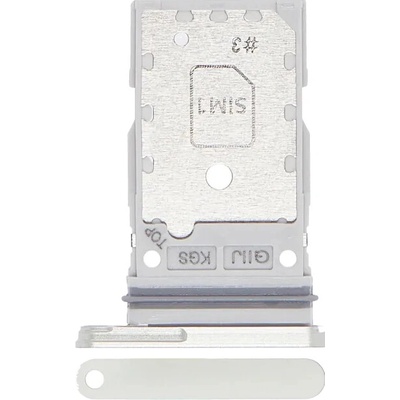 For_Samsung Šuplík na SIM kartu Samsung Galaxy S21 FE 5G – bílý SAM6518