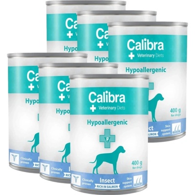 Calibra VD Dog Hypoallergenic Insect & Salmon 6 x 400 g