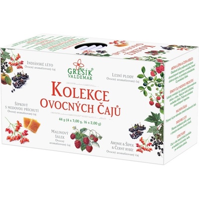 Grešík Natura Kolekce ovocných čajů porcované 44 g