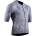 X-Bionic Мъжка фланелка с къс ръкав за колоездене X-Bionic Corefusion Ultimate Aero Jersey S/S Cycling jersey - Windmap / Seal Grey (056-3353-0112)