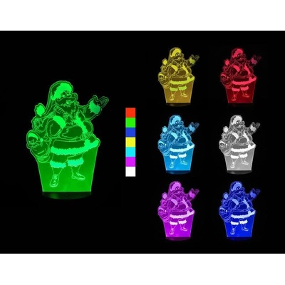 Sharks 3D LED lampa Santa Claus