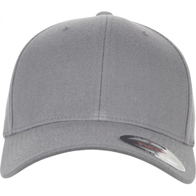Urban Classics Шапка с козирка в сиво Flexfit Wool BlendUB-6477-00111 - Сив, размер S/M