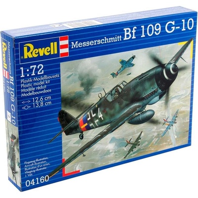 Revell Plastic ModelKit letadlo 04160 Messerschmitt Bf 109 G 10 1:72