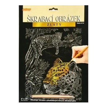 ARTLOVER Škrabací obrázek zlatý Orel