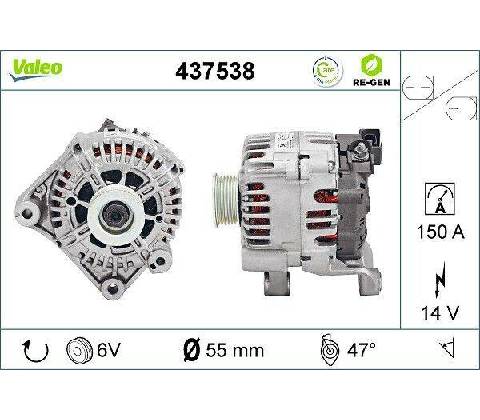 Generátor VALEO 437538