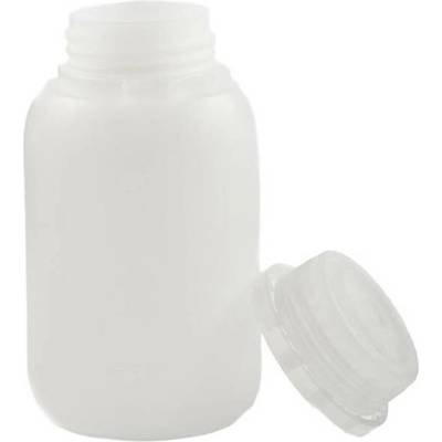 Fľaša 250ml HDPE a uzáver s bezfarebným uzáverom