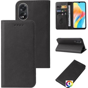 OPPO A38 Magnetic Wallet Кожен Калъф и Протектор