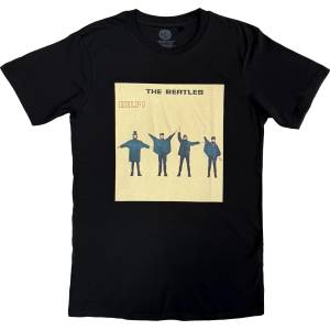 The Beatles Help! Album Cover Black L Риза (BEATTEE549MB03)