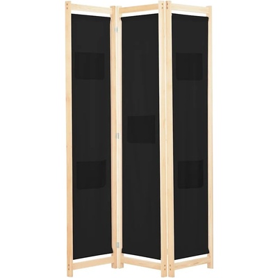 vidaXL Paraván 248183 120 x 170 cm černý