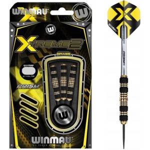 Winmau Xterme2 Brass Darts - Black/Yellow