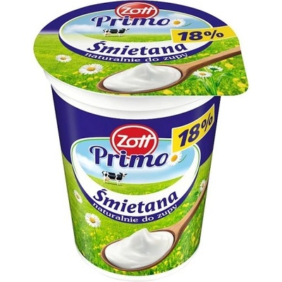 Zott Primo Zakysaná smetana 18% 330 g