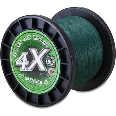 Saenger Šnúra X4 Allround Braid 3000m 0,23mm 21,8kg