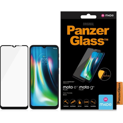 Panzer Стъклен протектор PanzerGlass за Motorola Moto G9 Play / E7 Plus, , CaseFriendly - Черен