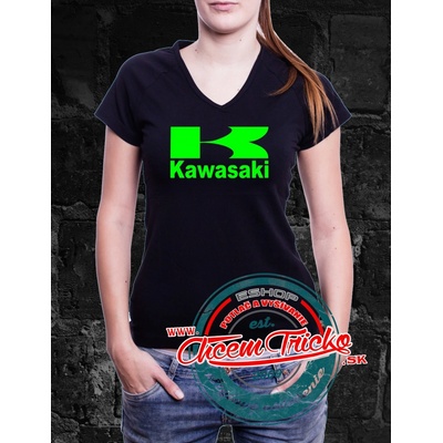 Dámske tričko s motívom Kawasaki