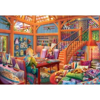 Bluebird Puzzle - Puzzle Hobby Room - 1 500 piese
