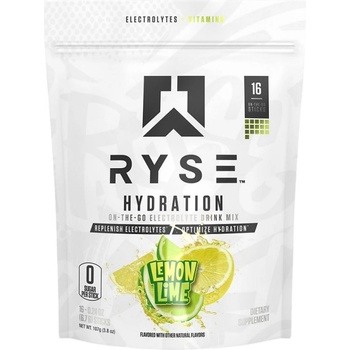 RYSE Hydration Sticks | Replenish Electrolytes ~ Optimize Hydration [16 x 6.5 грама] Лимон и лайм