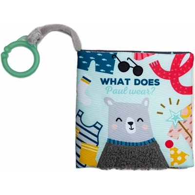 Taf Toys knížka s aktivitami What Does Paul Wear