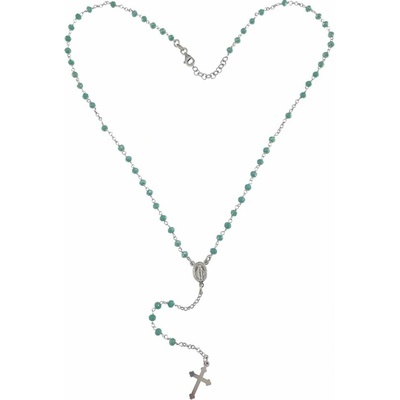 InfinitySilver Strieborný ruženec zelený N8013273351