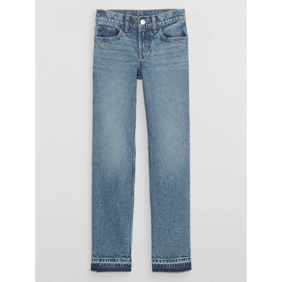 GAP Dětské džíny straight mid rise Modrá