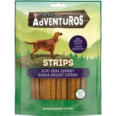 Adventuros snack dog plátky se zvěřinou 90 g