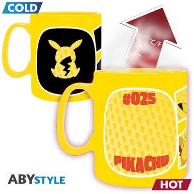 Abystyle Hrnek měnící se teplem Pokémon Pikachu 25 460 ml