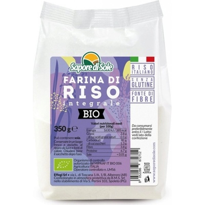 Sapore di Sole Bio celozrnná rýžová mouka bez lepku 350 g