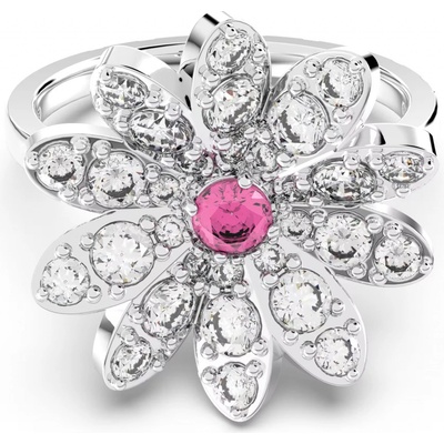 Swarovski Kvetinový prsteň so zirkónmi Eternal Flower 5642893