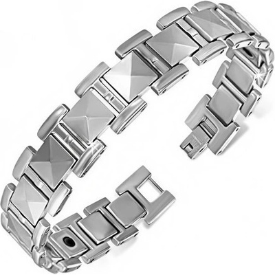 Šperky eshop magnetický tungstenový H články a čtverce AB11.20