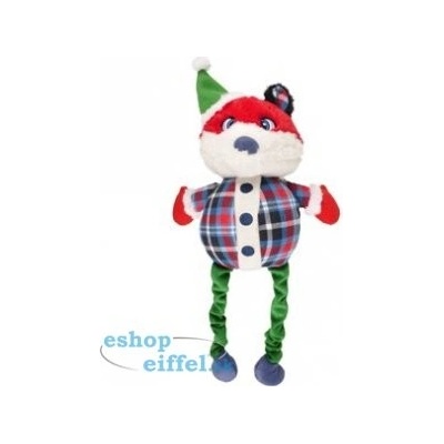 Flamingo Vánoční liška plyšová pro psy 51 cm