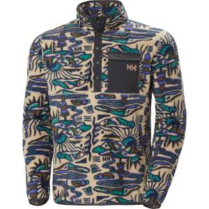 Helly Hansen Мъжки поларен пуловер Helly Hansen Maridalen Printed Fleece Fleece jumper - HH Khaki Rayco Aop (005-6935-0113)