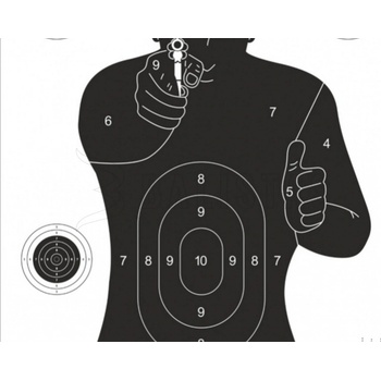 Terč silueta Beast Hunter Attack 10ks