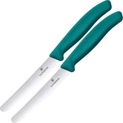 | Victorinox -Sada kuchynských nožov na zeleninu SWISS CLASSIC 11 cm 2 ks tyrkysová | 6.7834.2C1