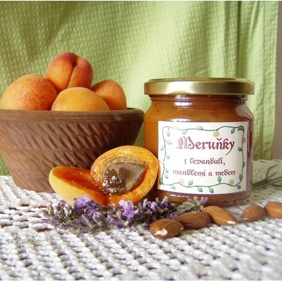 Madlina Zavařovna Marhuľová ovocná nátierka s levanduľou, mandľami a medom - 200 ml
