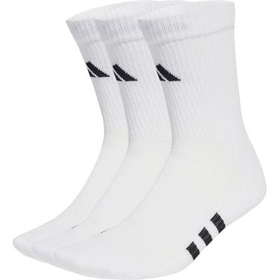 Юношески чорапи Adidas Performance Cushioned Crew Socks 3 Pairs Juniors - White