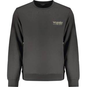 Wrangler Мъжка блуза ABCB rand, Размер XL, Цвят Черен (FX24MSMLOG_NE3FADED)