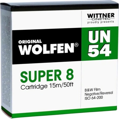 WOLFEN WOLFEN B&W UN54 Super 8 (ISO 64-200), Cartridge 15m