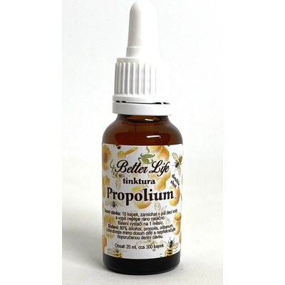 4betterlife Propolium tinktura propolis a olibano 20 ml