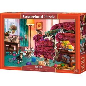 Castorland Пъзел Castorland от 500 части - Палави котета (B-53254)