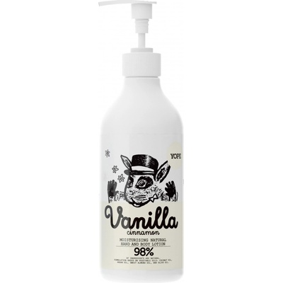 Yope Vanilla & Cinnamon prírodný balzam na ruky a telo 500 ml