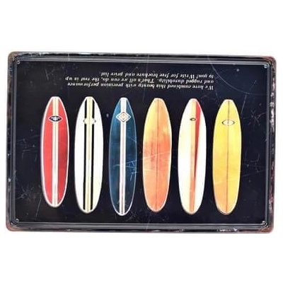 Ceduľa Surf Vintage style 30cm x 20cm Plechová tabuľa