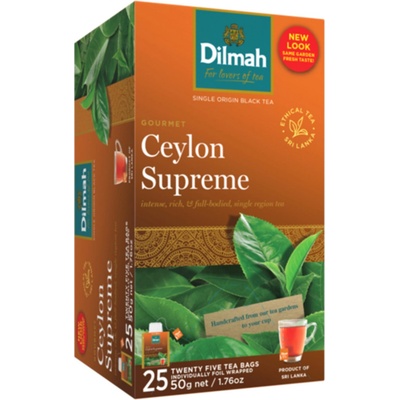 Dilmah Gourmet Ceylon Supreme čaj černý pravý ceylonský 25 x 2 g