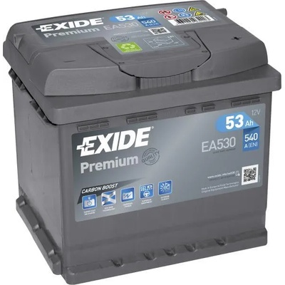 Exide Premium 53Ah 540A right+ (EA530)