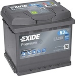 Exide Premium 53Ah 540A right+ (EA530)