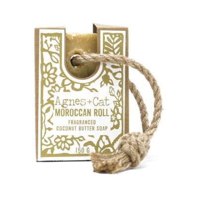 Agnes & Cat mydlo so šnúrkou moroccan roll 150 g