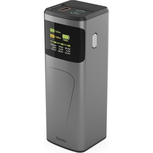 Hama Външна батерия High Power, 150 W, 24000 mAh, 2x USB-C, USB-A, бързо зареждане (HAMA-201742) - cybertrade