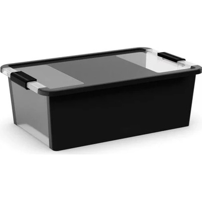 KETER Bi Box M s víkem 26l černý