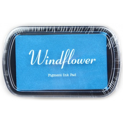 Windflower Razítkovací polštářek světle modrá