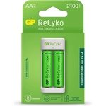 Gp batteries Зарядно GP BATTERIES E211 + 2 * 2100mAh AA За 2 броя NiMH (GP-C-E211-2AA-2100) Зарядно за батерии